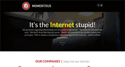 Desktop Screenshot of momentous.com